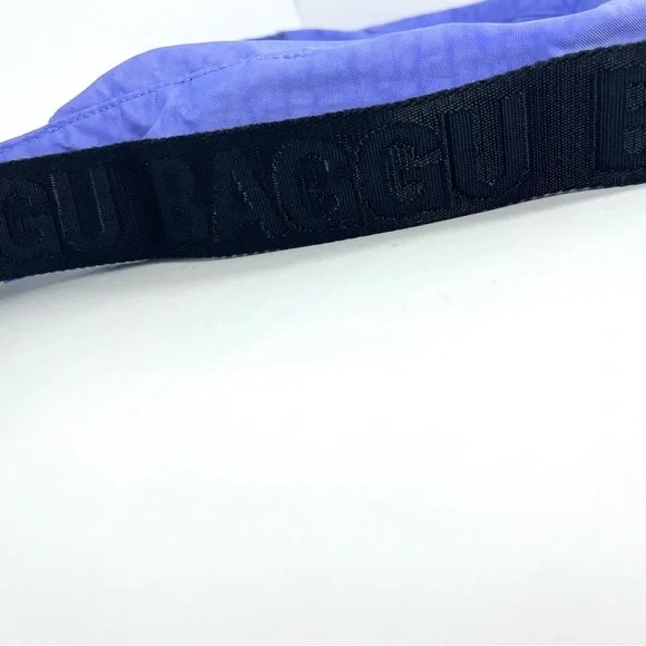 Baggu Hello Kitty Blue Embroidered Medium Crescent Crossbody Bag Pre Owned - Picture 4 of 7